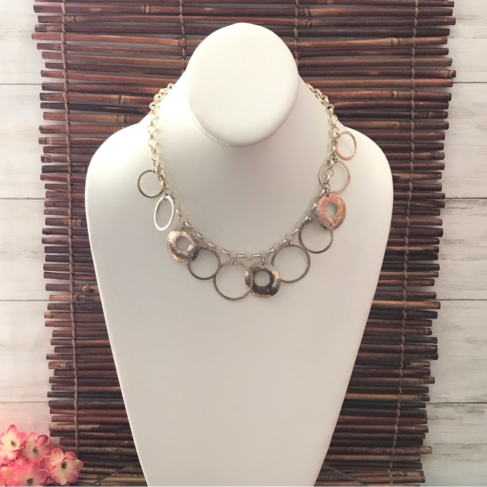 Silpada Sterling Silver Circle Charm Necklace